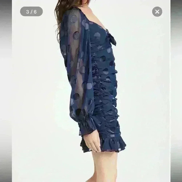 For Love & Lemons Lula Mini Dress Size XS - Picture 2 of 11